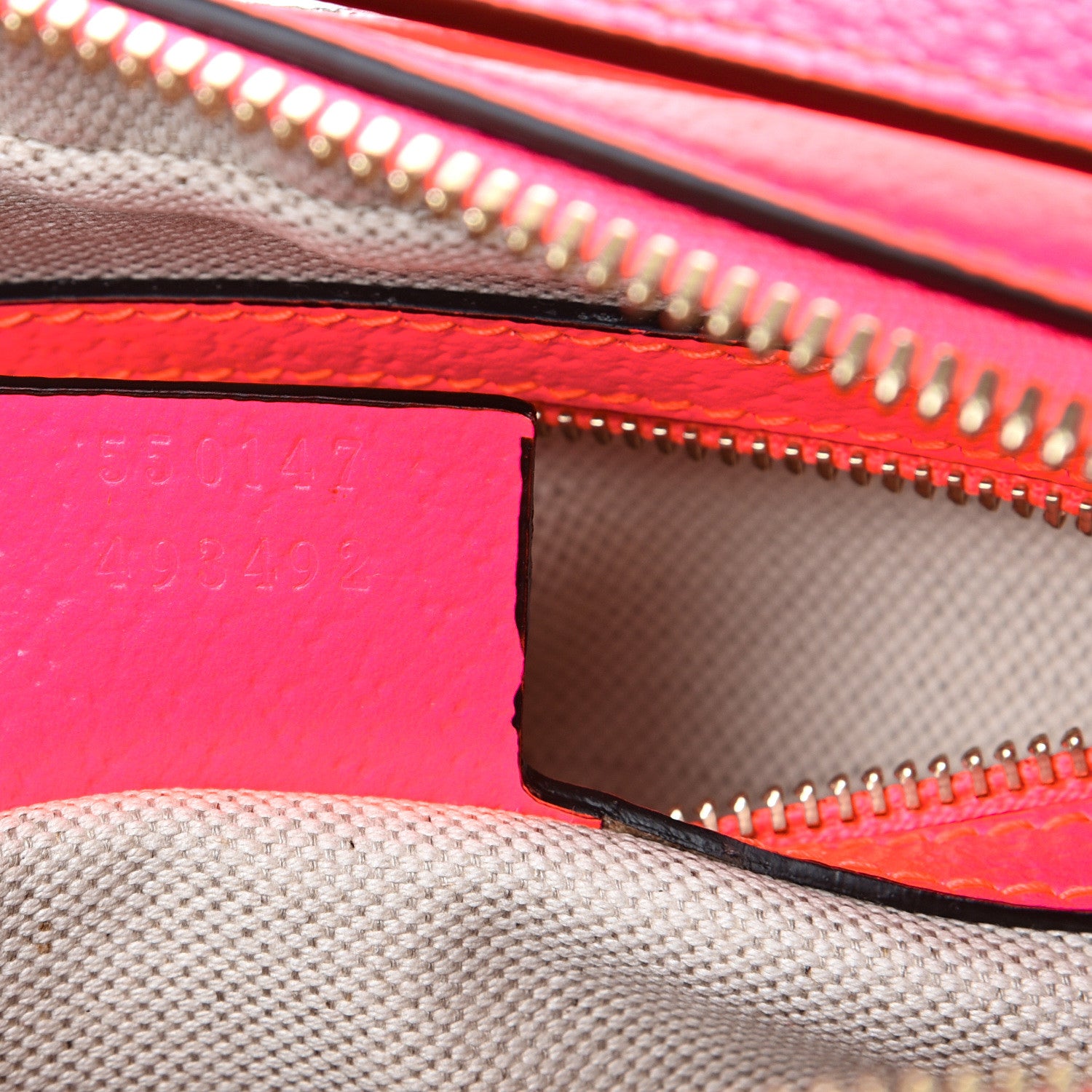 Gucci Canvas Flora Floral Shoulder Bag White Fuchsia Fluo 6 of 11