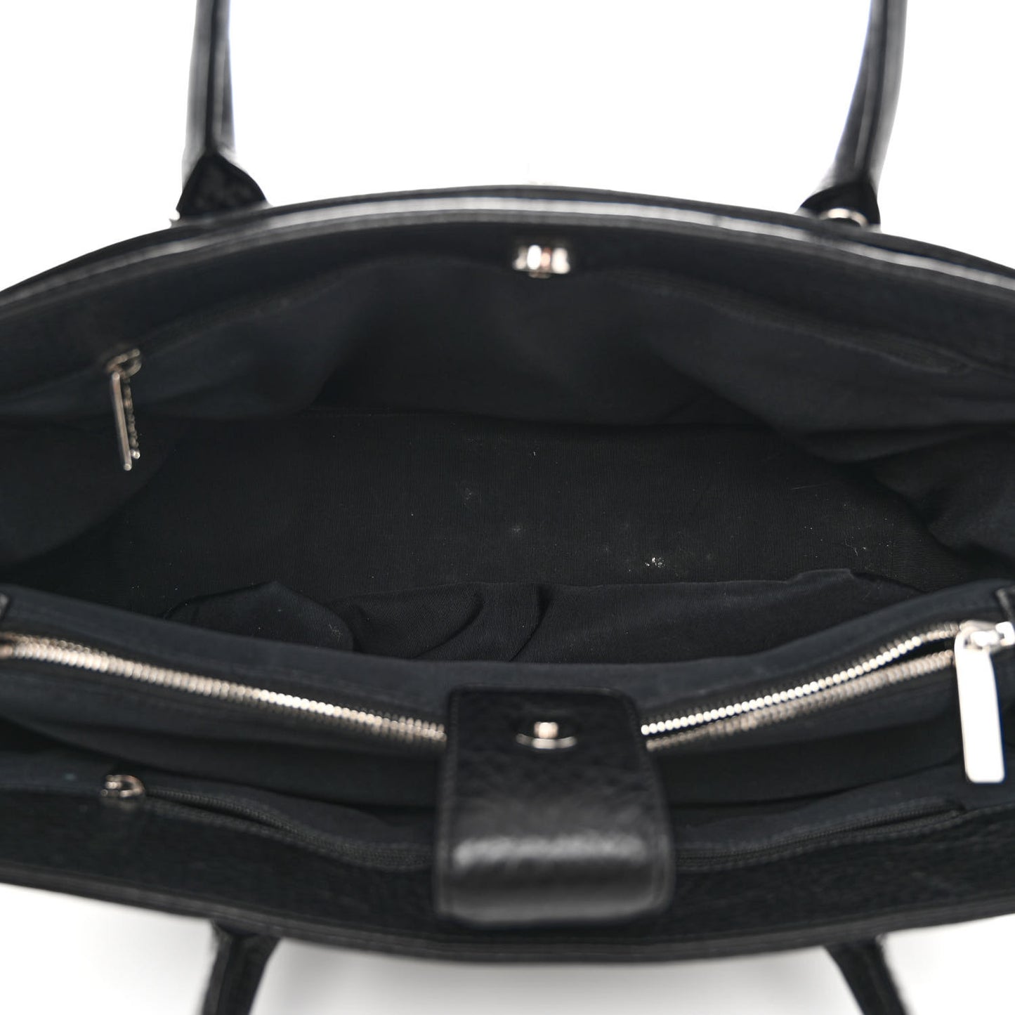 Deerskin Cerf Executive Shopper Tote Black