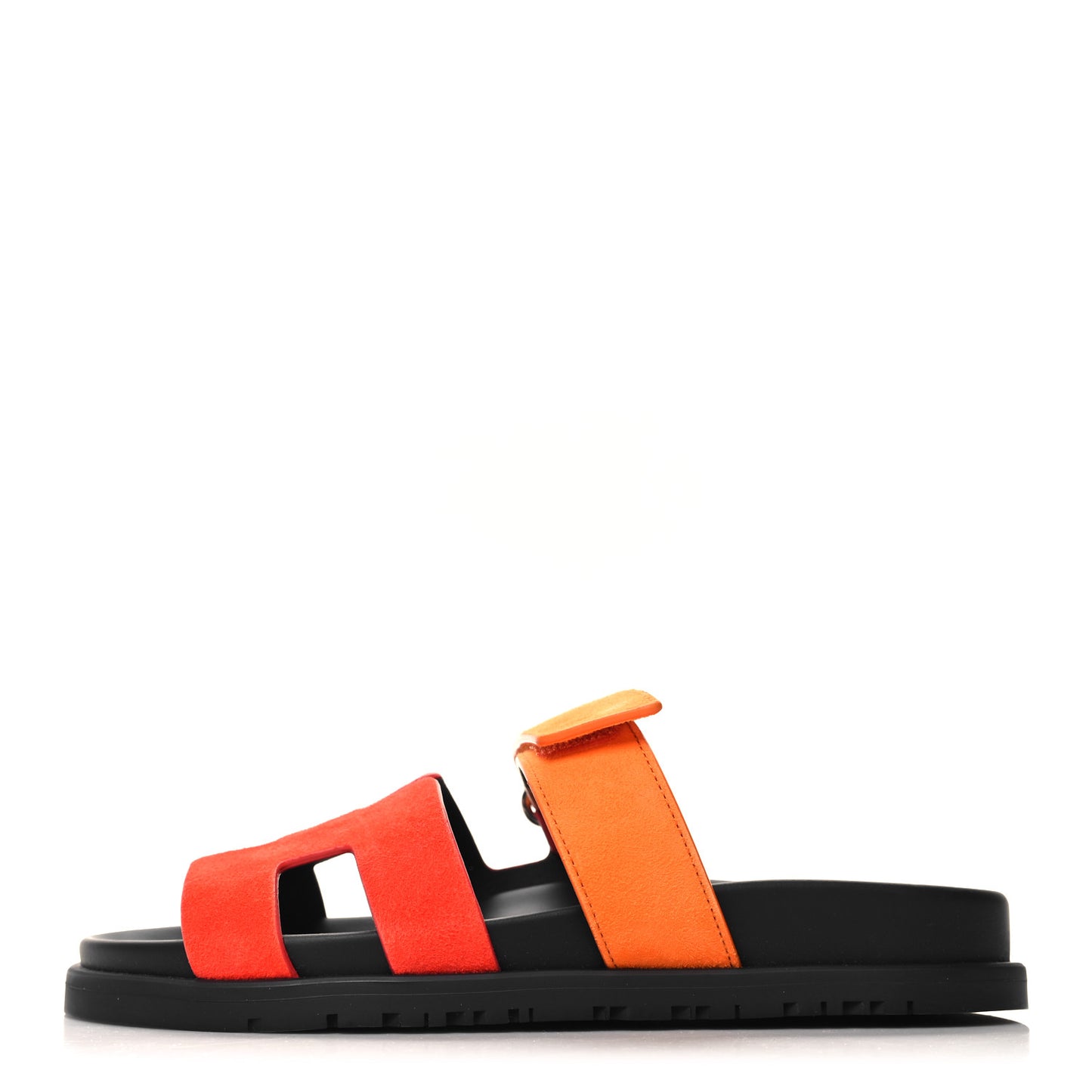 Suede Goatskin Womens Chypre Sandals 36 Rouge Ecarlate