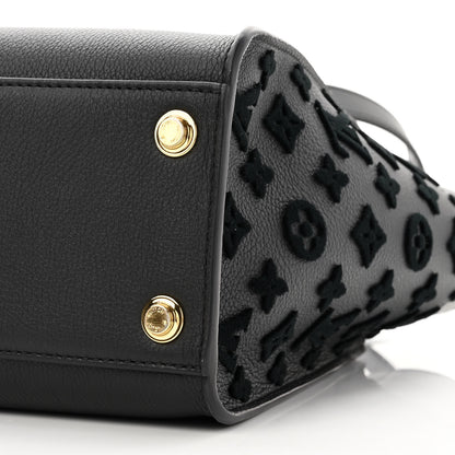 Louis Vuitton Calfskin Monogram Tufting On My Side Black 9 of 9