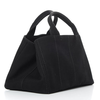 Prada Canapa Logo Tote Black 3 of 15