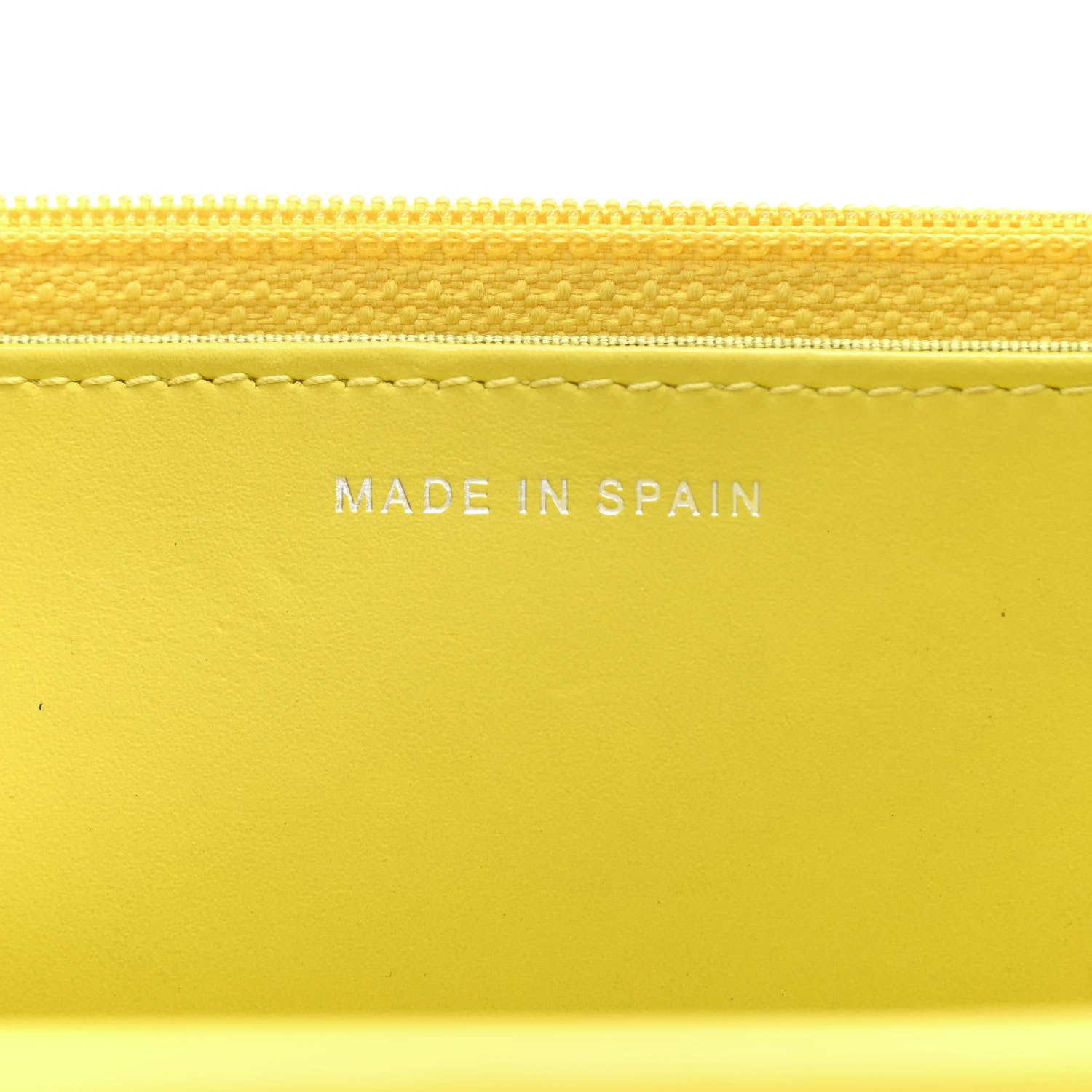 Chanel Caviar Timeless CC Wallet on Chain WOC Yellow 7 of 12