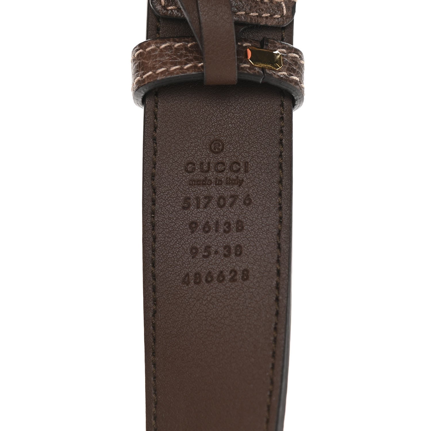 Gucci GG Supreme Monogram Web Small Ophidia Belt Bag 95 38 Dark Brown 7 of 11