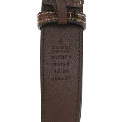 Gucci GG Supreme Monogram Web Small Ophidia Belt Bag 95 38 Dark Brown 7 of 11