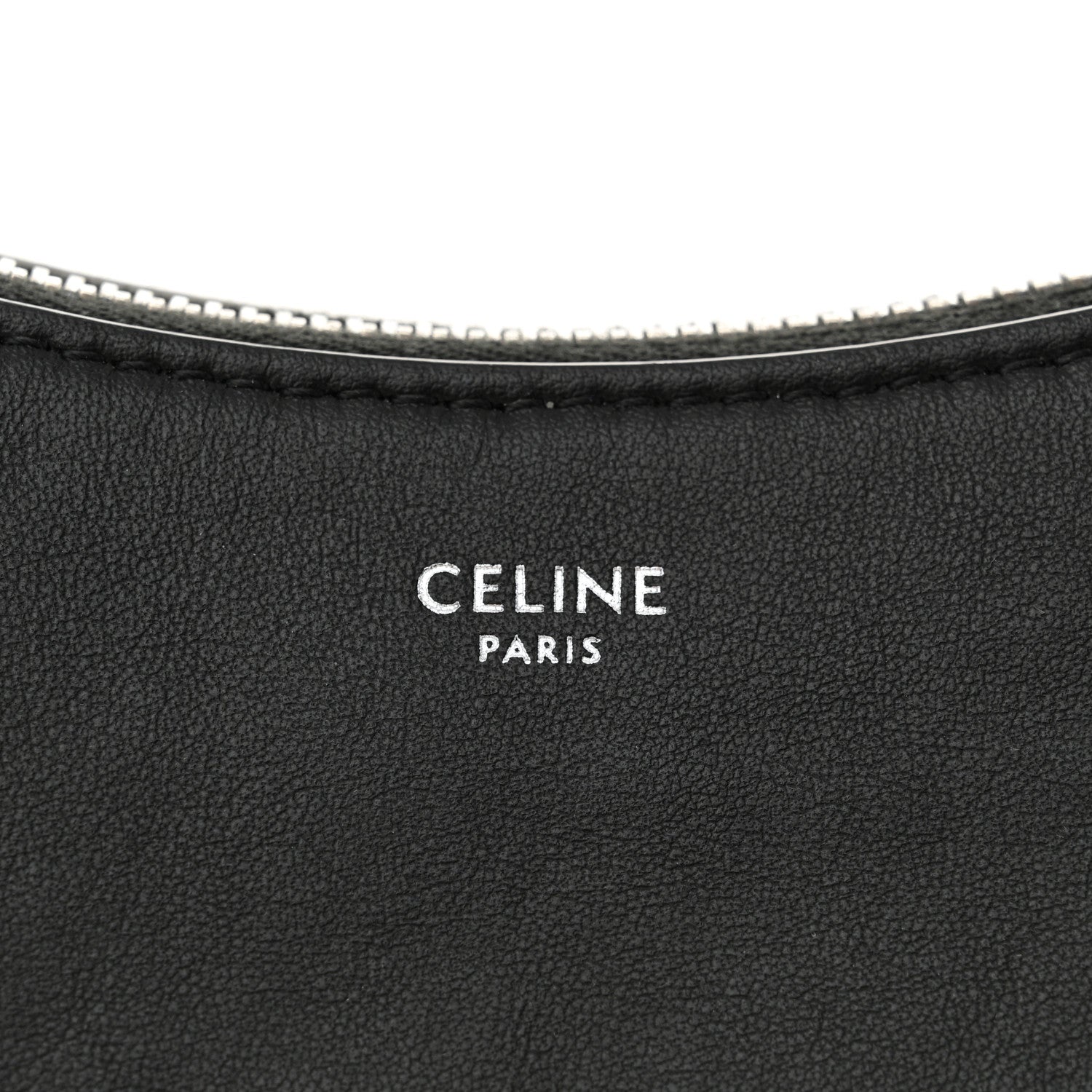 Celine Smooth Calfskin Chain Strap Ava Shoulder Bag Black 6 of 11
