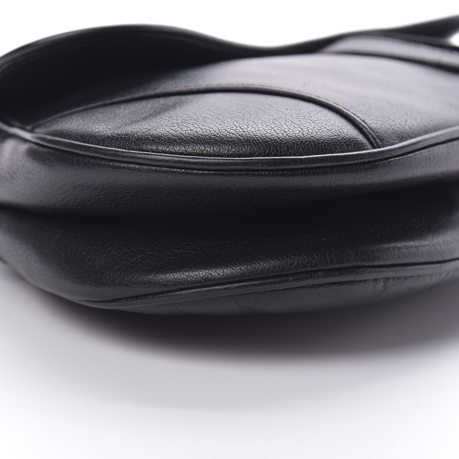 Christian Dior Calfskin Saddle Bag Black 9 of 16