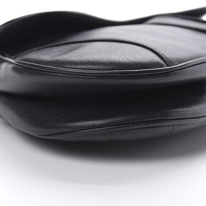 Christian Dior Calfskin Saddle Bag Black 9 of 16