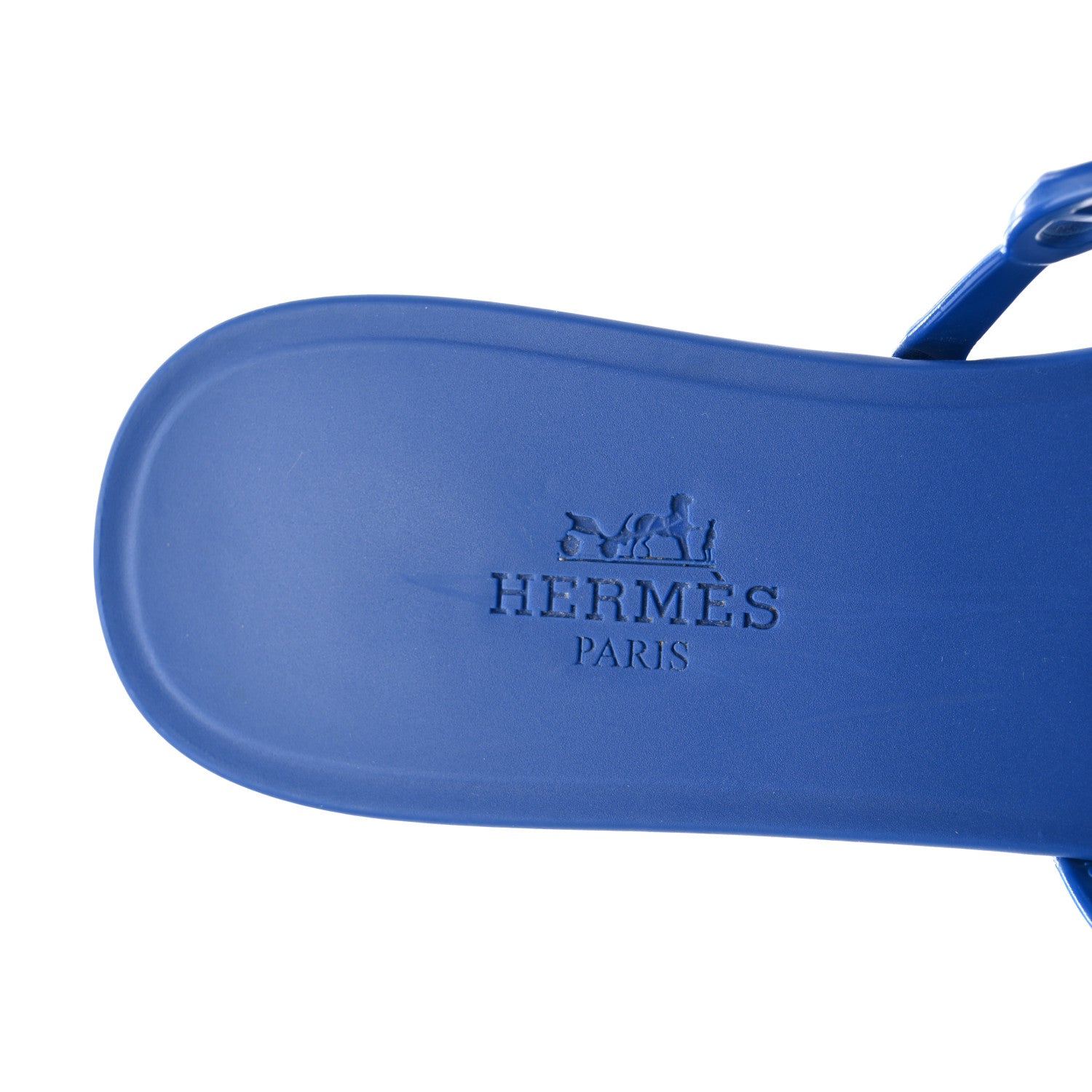 Hermes Rubber Chaine d'Ancre Rivage Sandals 35 Bleu Smalt 7 of 13