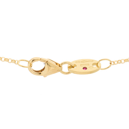 Roberto Coin 18K Yellow Gold Diamond Medium Venetian Princess Flower Pendant Necklace 5 of 6
