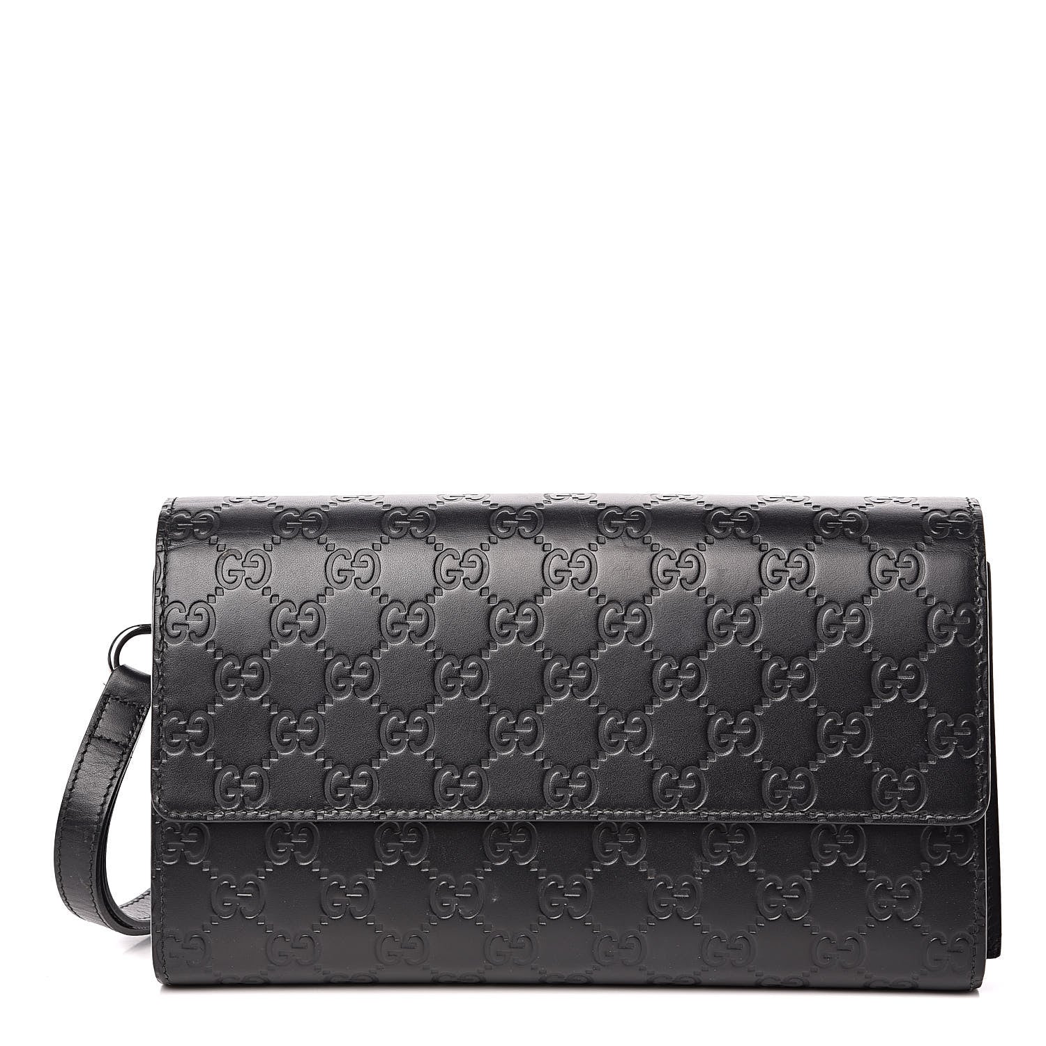 Gucci Guccissima Clutch Black 1 of 11