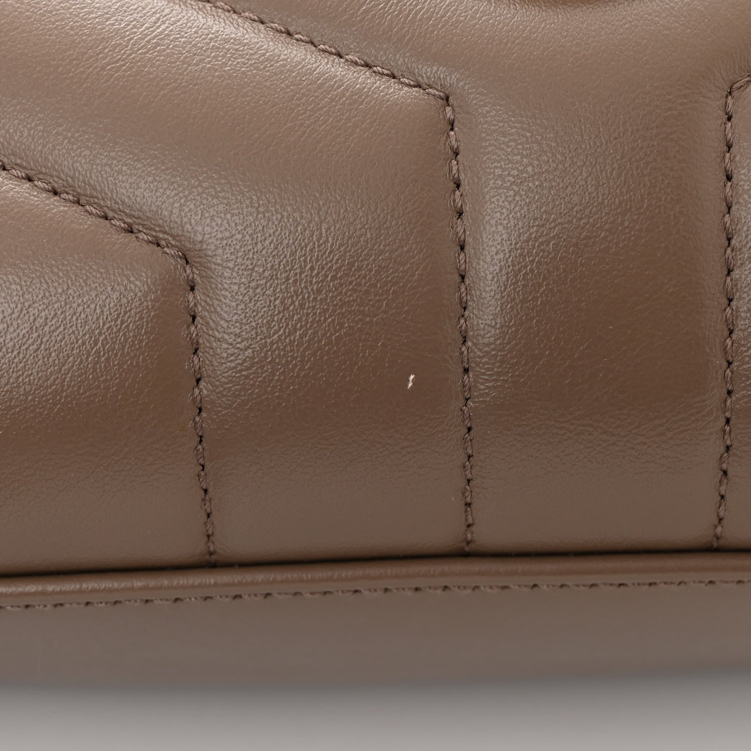 Saint Laurent Calfskin Y Quilted Monogram Small Loulou Chain Satchel Dark Beige 11 of 11