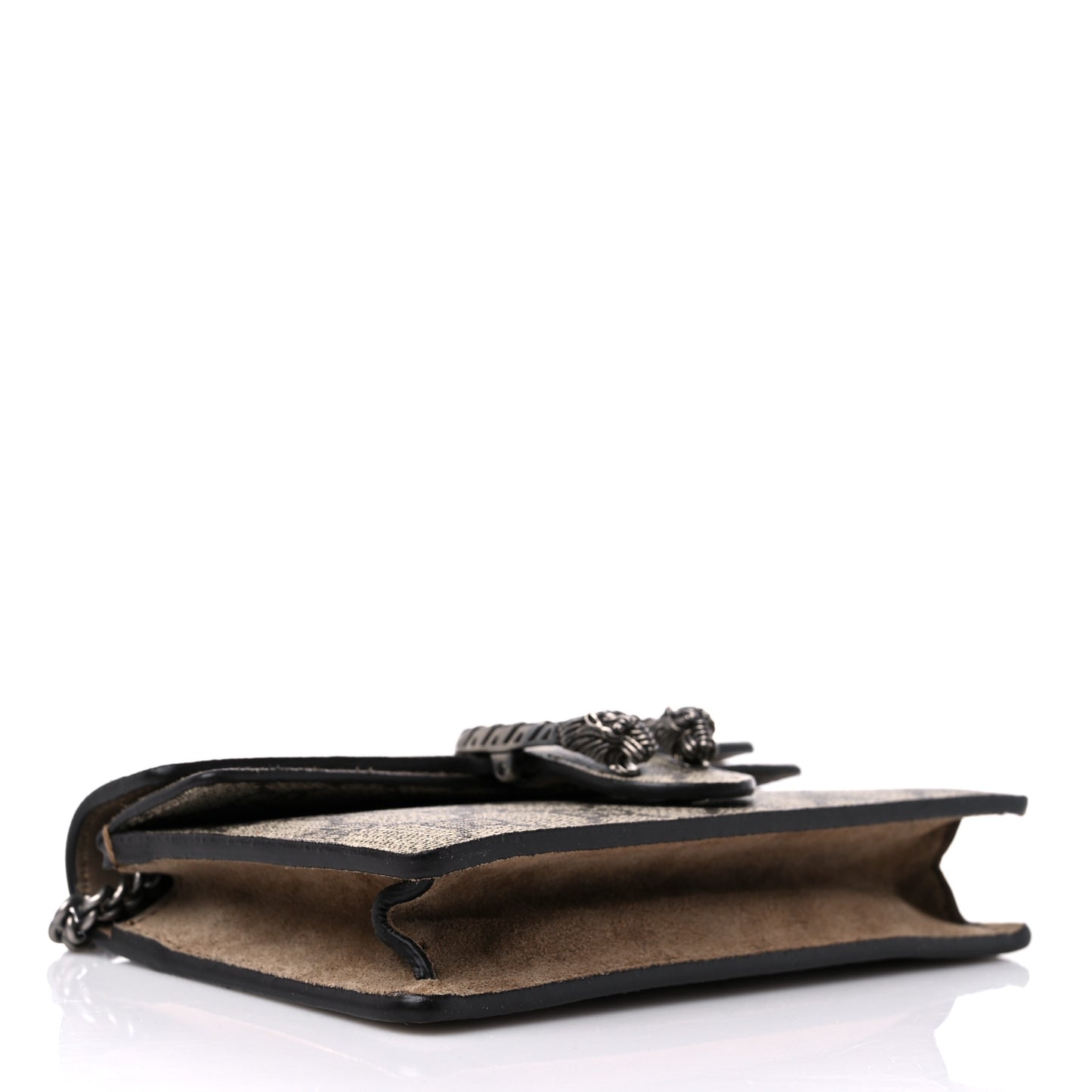 GG Supreme Monogram Super Mini Dionysus Shoulder Bag Taupe