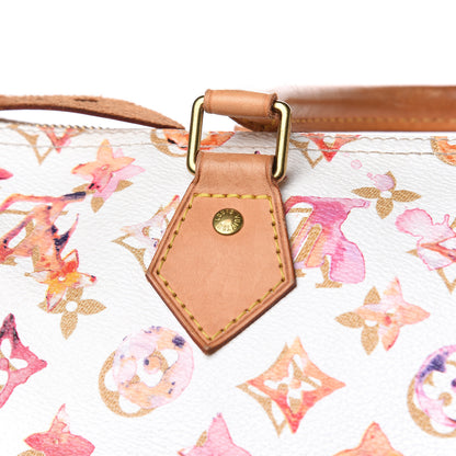 Louis Vuitton Watercolor Aquarelle Speedy 35 White 15 of 19