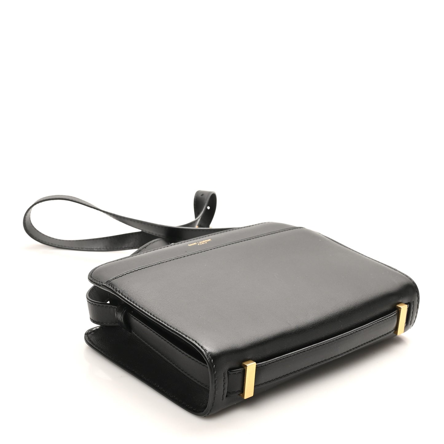 Calfskin Reverse Satchel Black