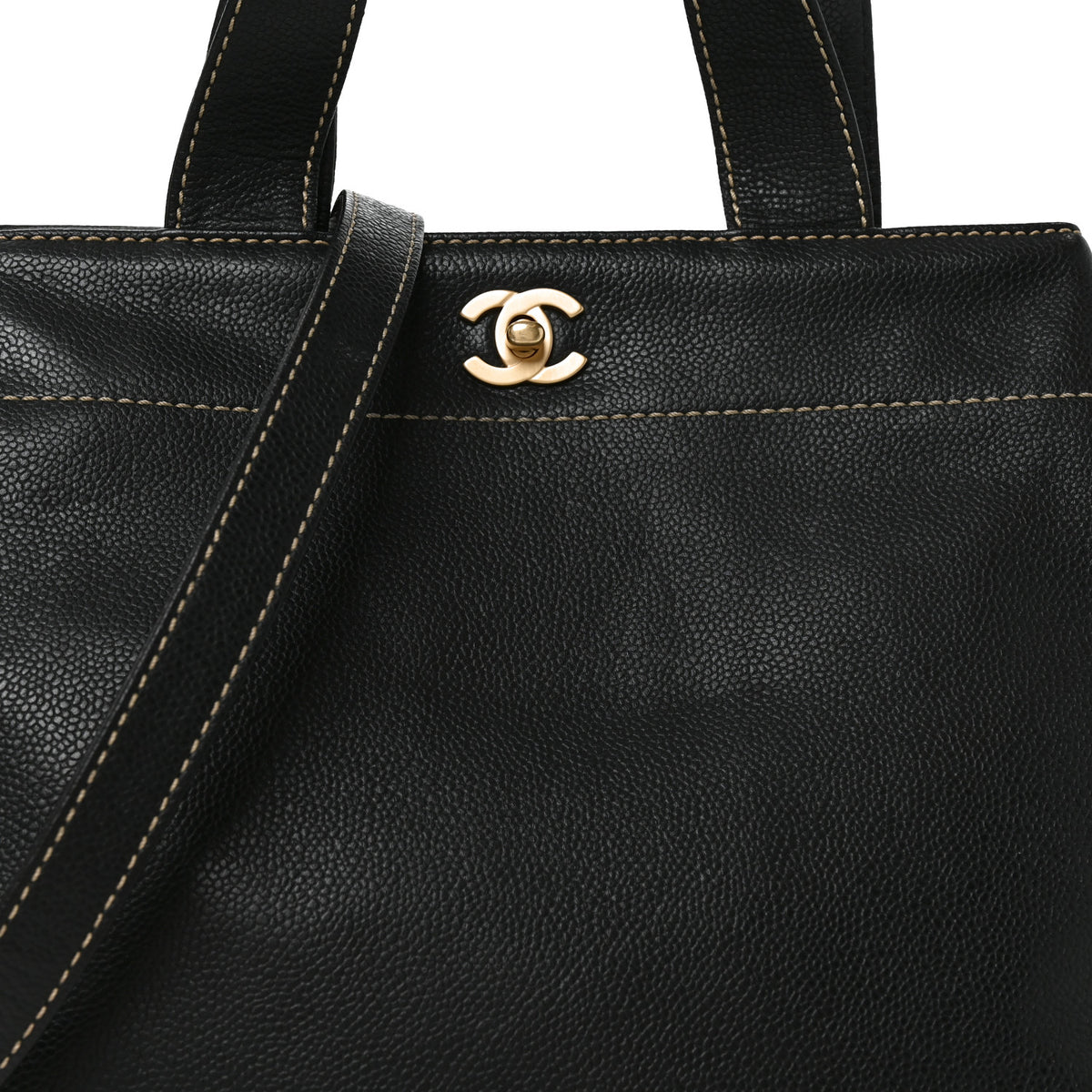Chanel Caviar Shopping Tote Black 8 of 11