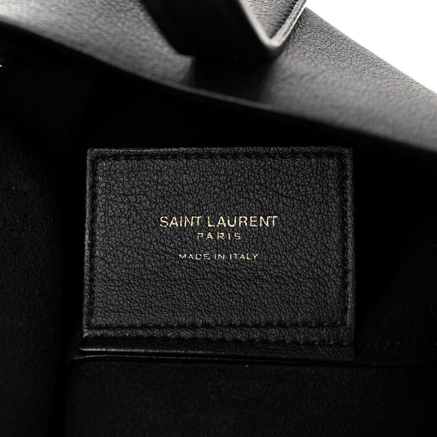Saint Laurent Calfskin Toy Shopping Tote Black 6 of 10