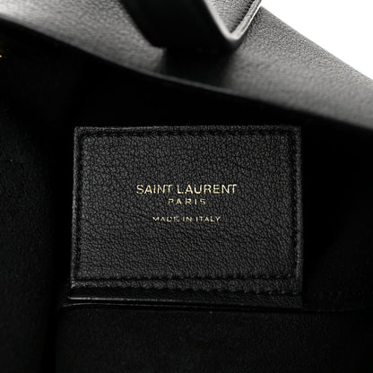 Saint Laurent Calfskin Toy Shopping Tote Black 6 of 10