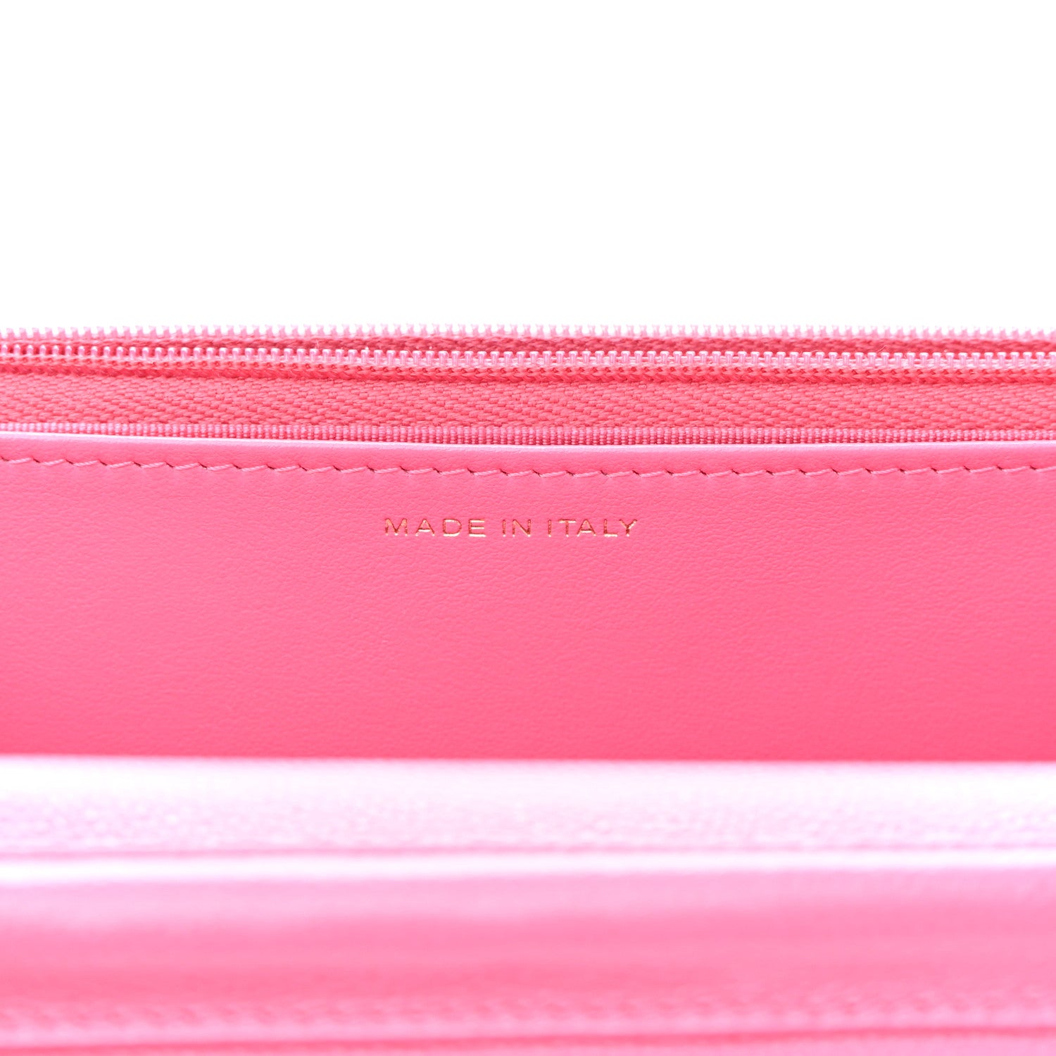 Chanel Caviar Quilted Wallet on Chain WOC Fuchsia 7 of 10