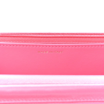 Chanel Caviar Quilted Wallet on Chain WOC Fuchsia 7 of 10