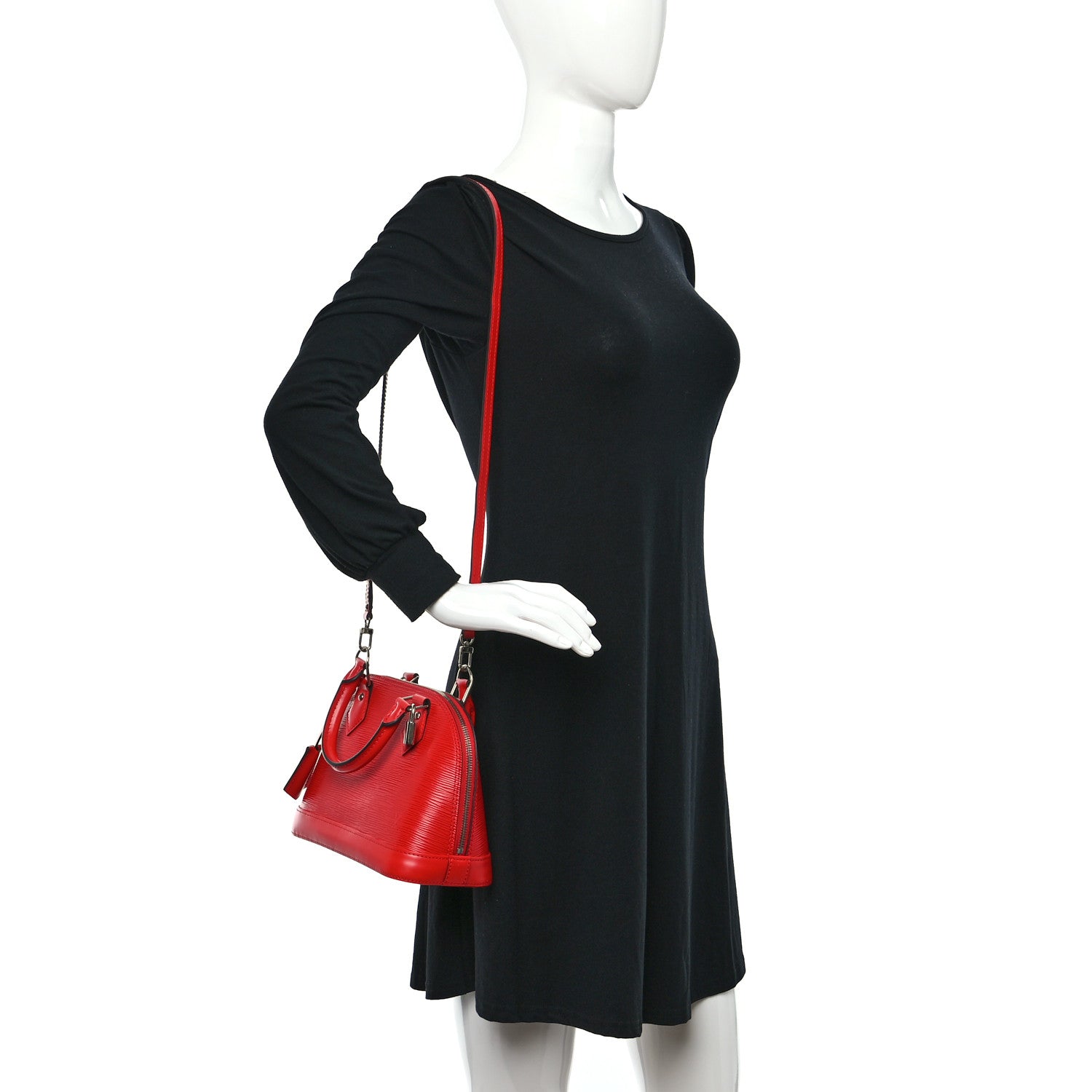 Louis Vuitton Epi Alma BB Coquelicot 2 of 9