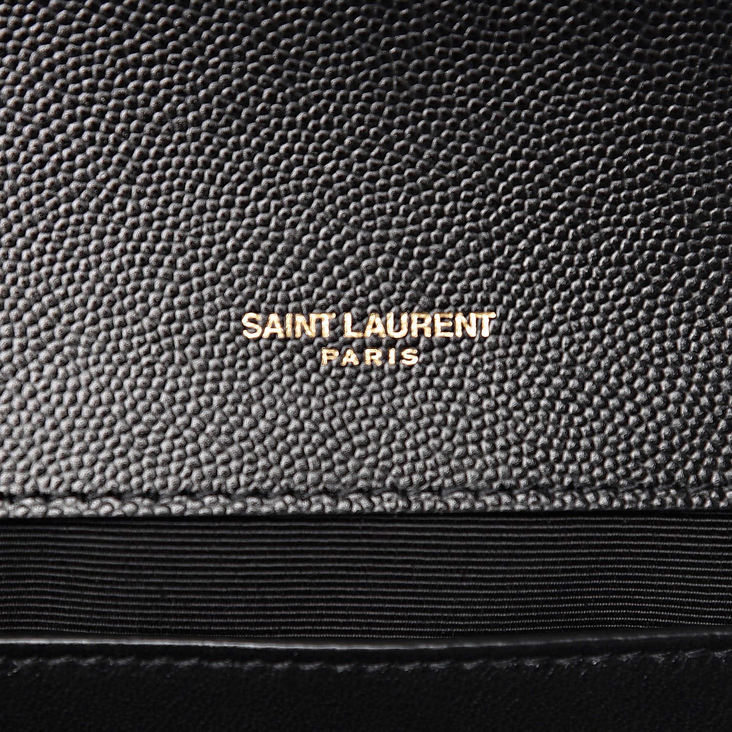 Saint Laurent Grain De Poudre Medium Classic Monogram Kate Satchel Black 6 of 12
