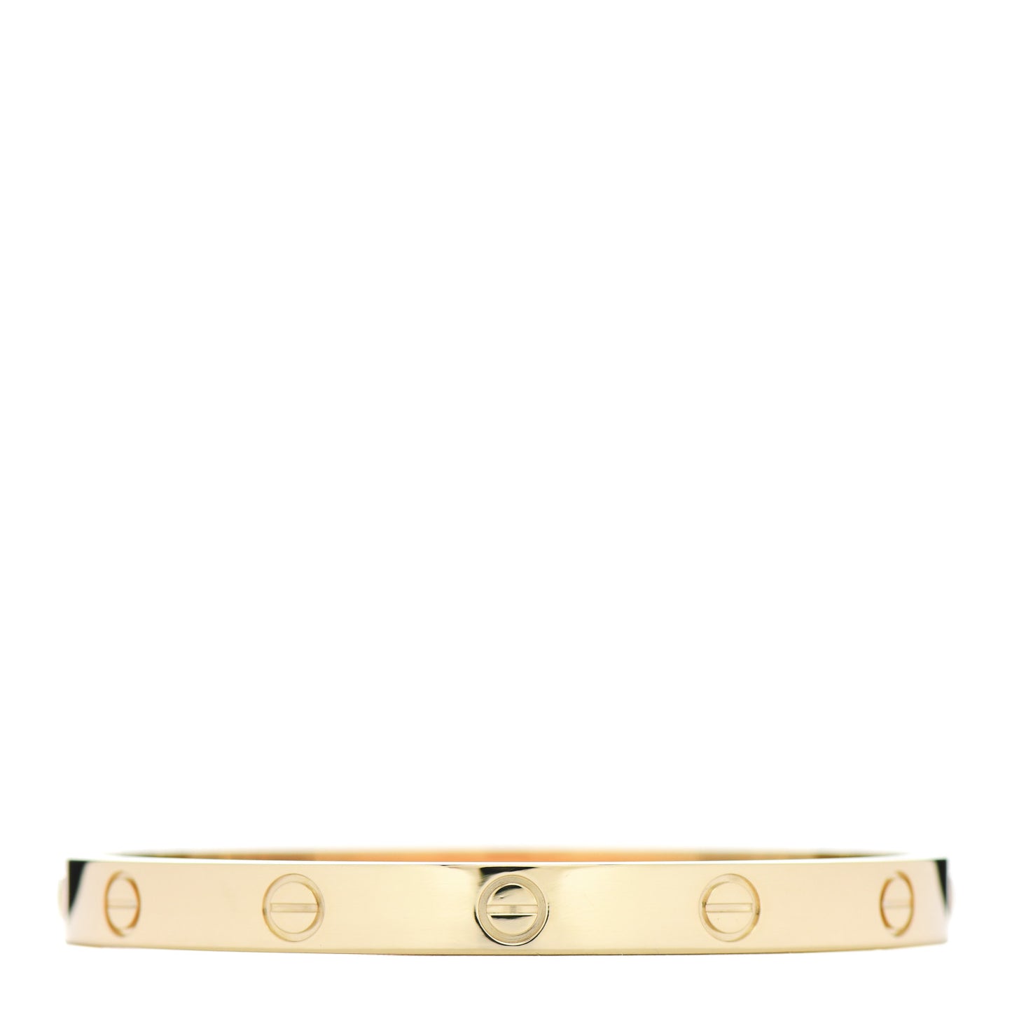 18K Yellow Gold LOVE Bracelet 17