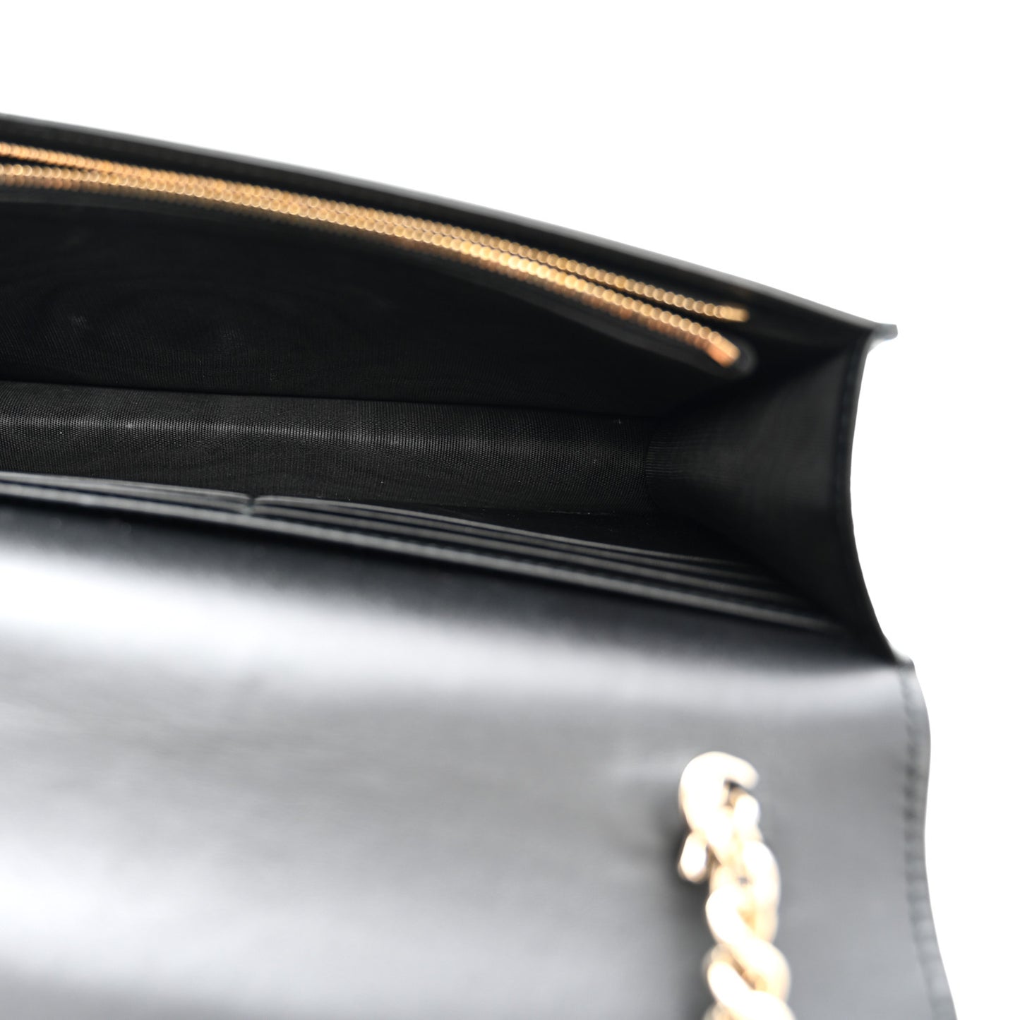 Guccissima Signature Bowy Chain Wallet Black