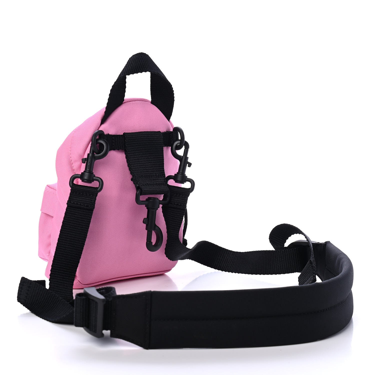 Balenciaga Recycled Casual Nylon Mini Oversized Backpack Pink 2 of 4