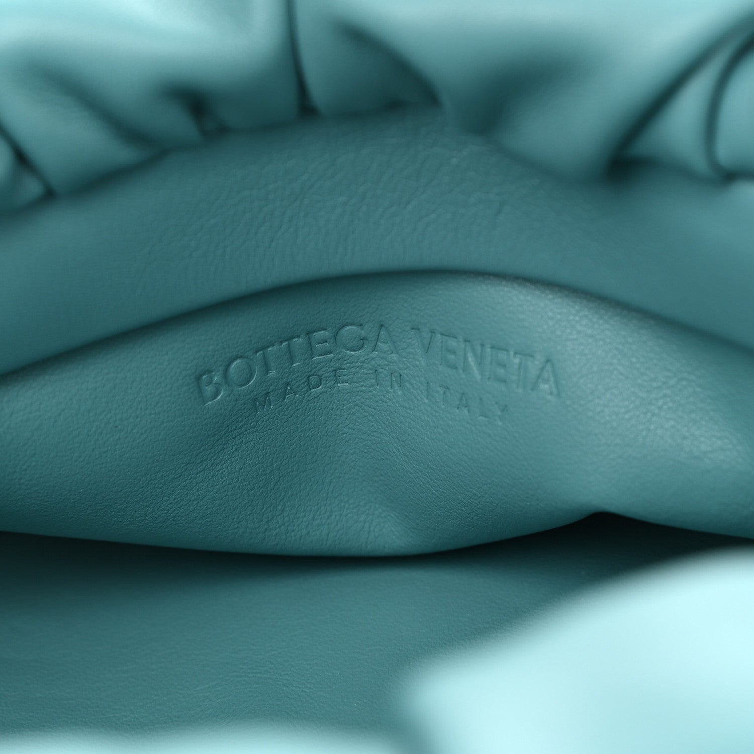 Bottega Veneta Calfskin The Pouch Chain Linloleum 6 of 12