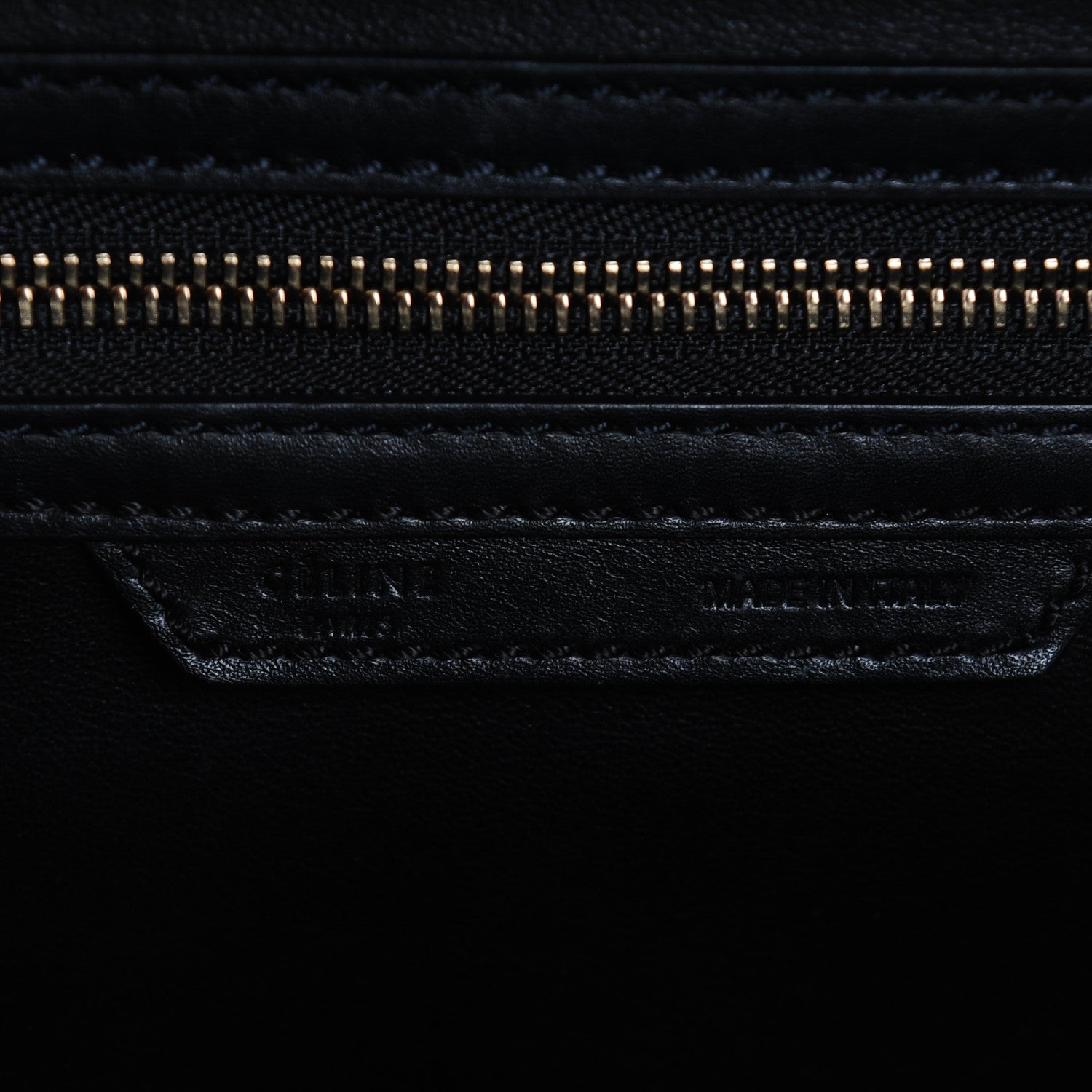 Celine Smooth Calfskin Micro Luggage Black 7 of 10