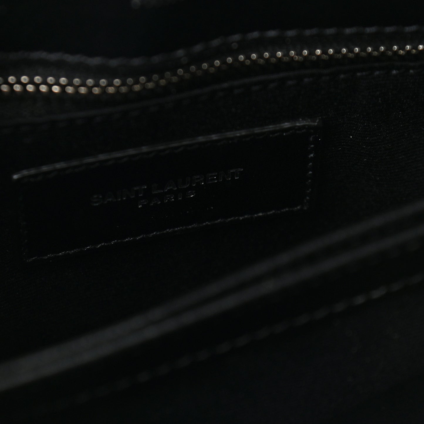 Calfskin Y Quilted Monogram Toy Loulou Crossbody Bag Black