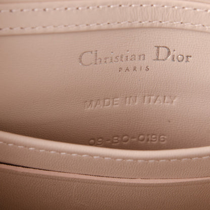 Christian Dior Ceramic Effect Deerskin Baby Diorama Flap Bag Gold 7 of 8