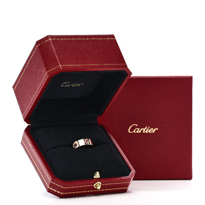Cartier 18K Pink Gold Sapphire Garnet Amethyst 5.5mm LOVE Ring 47 4.25 5 of 5