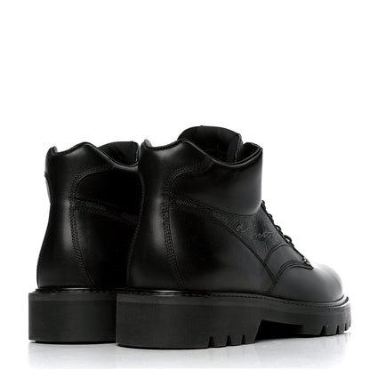 Louis Vuitton Calfskin Damier Graphite Oberkampf Ankle Boots 8 Black 4 of 4