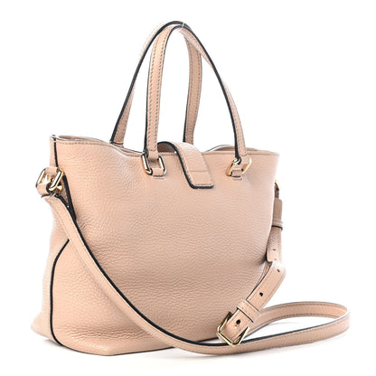 Dolce & Gabbana Pebbled Calfskin Small Tote Nude 3 of 9