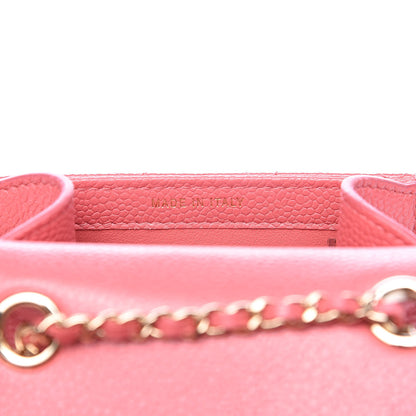 Chanel Caviar Quilted Golden Class Phone Holder Pink 6 of 9