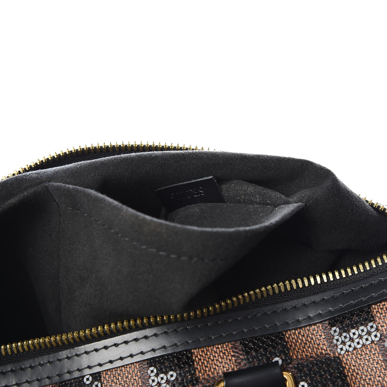Louis Vuitton Damier Paillettes Speedy 30 Black 10 of 13