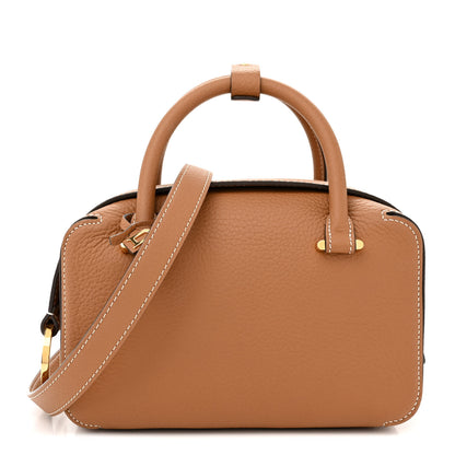 Delvaux Taurillon Soft Mini Cool Box Satchel Vegetal Ivory 1 of 10