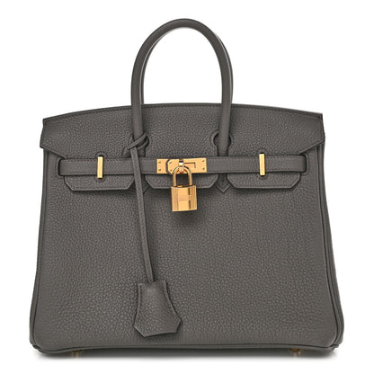 Hermes Togo Birkin 25 Etain 1 of 10