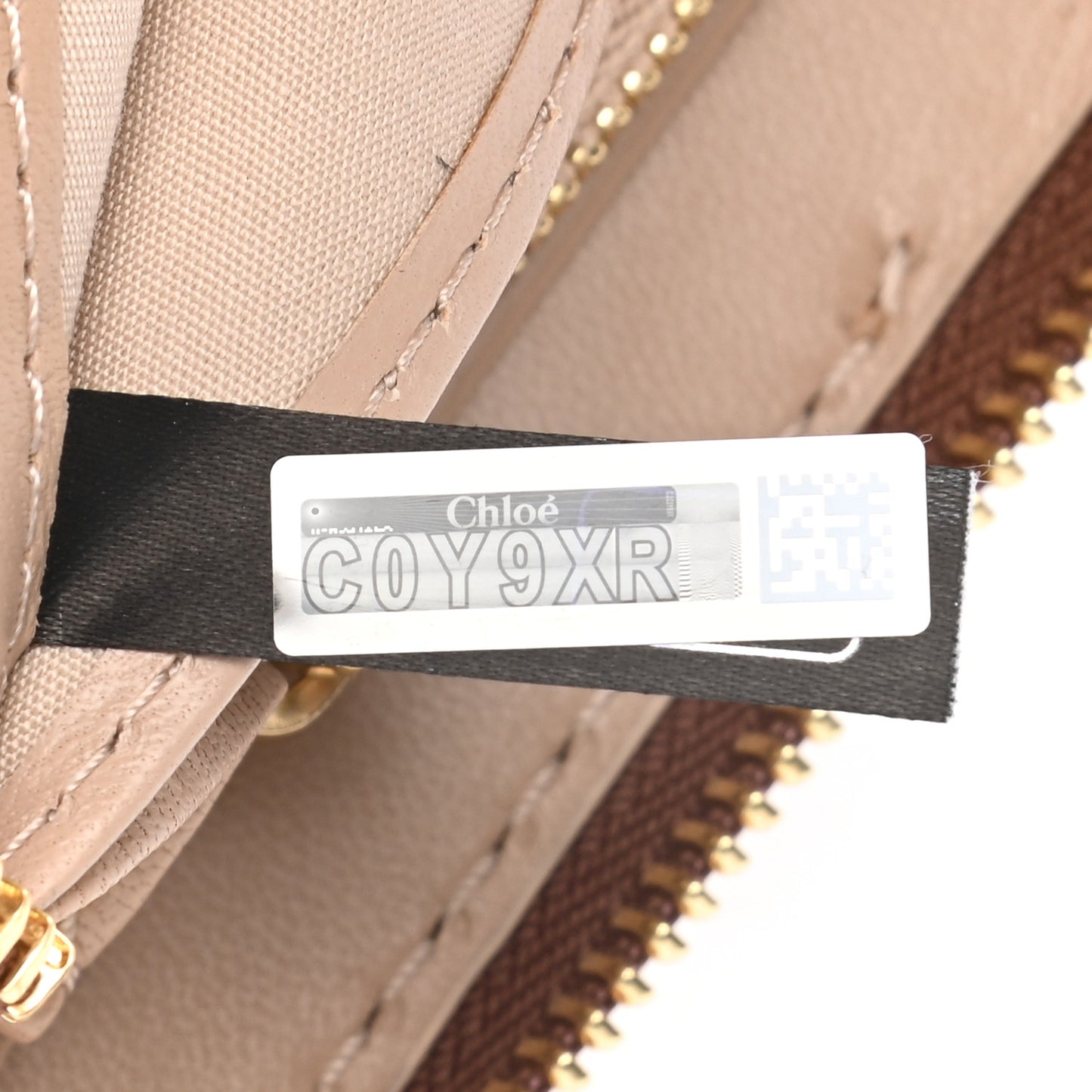 Grained Calfskin Marcie Long Zip Around Wallet Tan