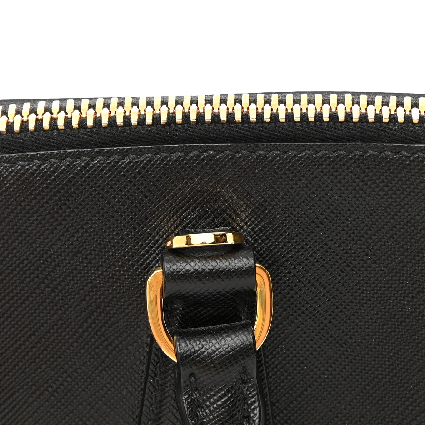 Saffiano Lux Medium Promenade Tote Black