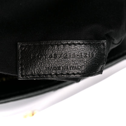 Saint Laurent Calfskin Y Quilted Monogram Large Loulou Chain Satchel Black 8 of 12