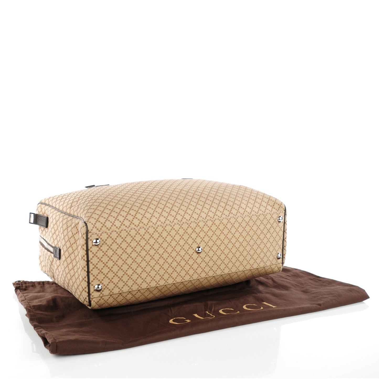 Diamante Large Duffle Bag Brown