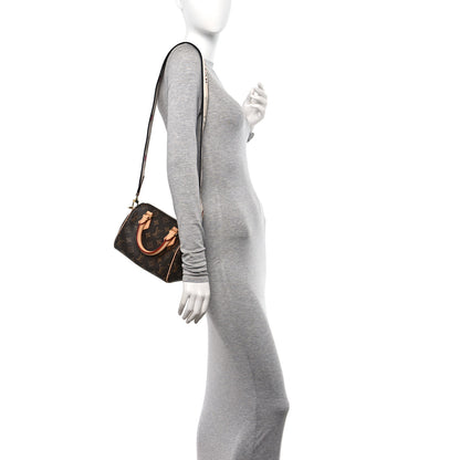 Louis Vuitton Monogram Speedy Bandouliere 20 Black 2 of 9