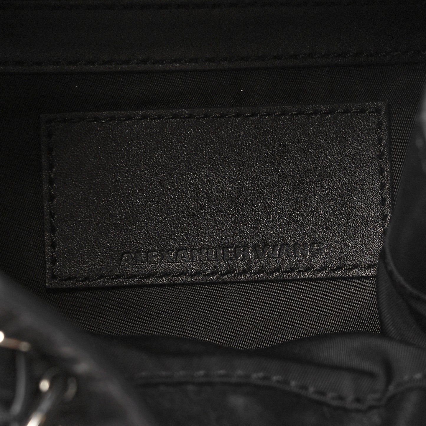 Calfskin Quilted Prisma Skeletal Backpack Black