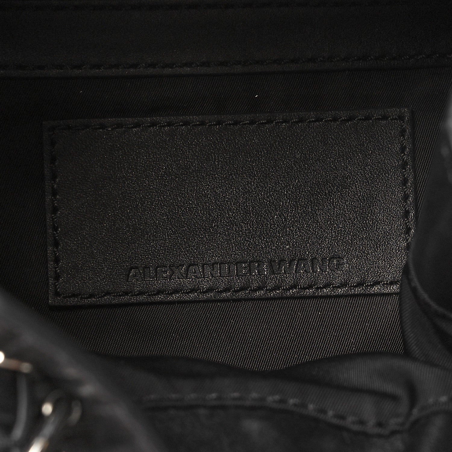 Alexander Wang Calfskin Quilted Prisma Skeletal Backpack Black 6 of 9