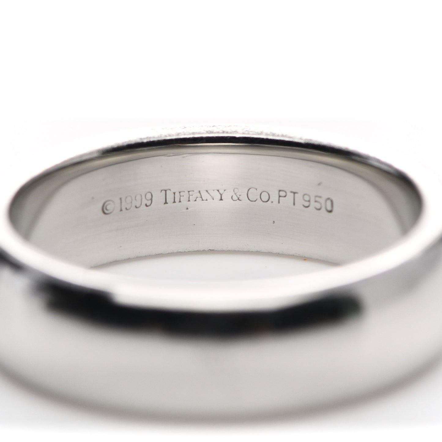 Platinum 6mm Classic Wedding Band Ring 56 7.5