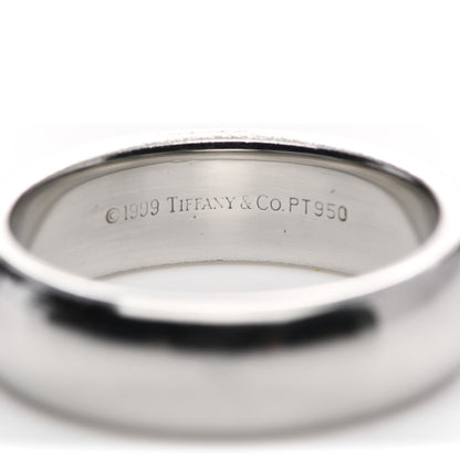 Tiffany Platinum 6mm Classic Wedding Band Ring 56 7.5 4 of 4