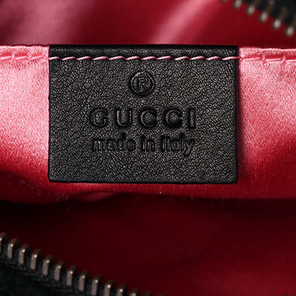 Gucci Velvet Matelasse Marquise Crystals Mini GG Marmont Chain Shoulder Bag Black 6 of 11
