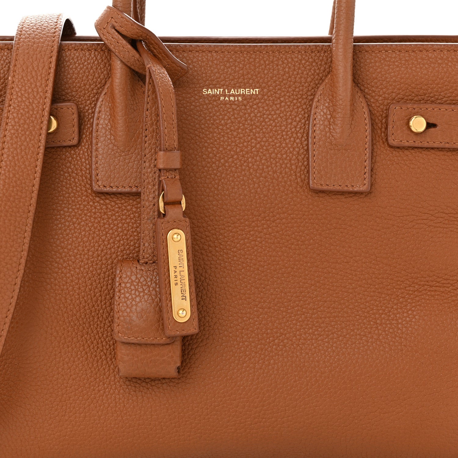 Saint Laurent Grained Calfskin Baby Sac De Jour Supple Canyon 8 of 11